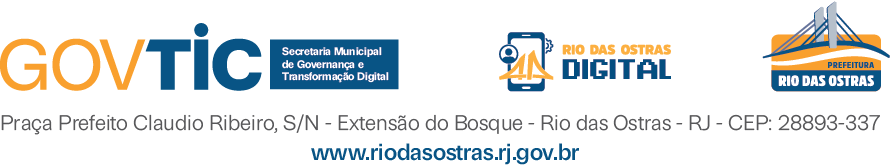 GOVTIC Secretaria Municipal de Governança e Transformação Digital